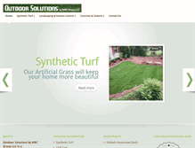 Tablet Screenshot of outdoorsolutionsmrc.com